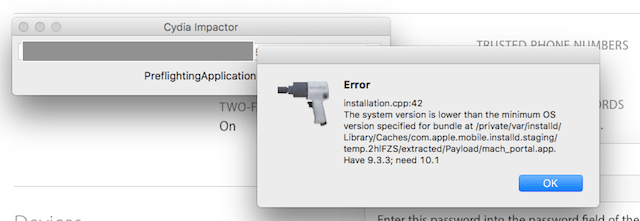 Cydia impactor does not work